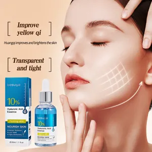 Bosuya 10% hyaluronzuur essence gezichtsserum voor hydratatie, versteviging en glans