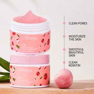 Exfoliante corporal Bosuya de melocotón para una hidratación y limpieza profunda