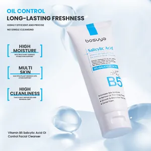 Bosuya Vitamin B5 Salicylic Acid oil control facial cleanser for deep refreshing clean