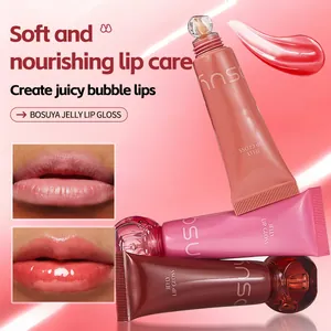 BOSUYA moisturizing jelly lip gloss for soft nourishing lip care and juicy effect