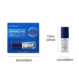 Bosuya beruhigendes Lippenöl Feuchtigkeitsserum Set mit detaillierten Produktmaßen