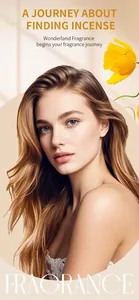 Elegant aesthetic visual of ADMD long-lasting hair and body fragrance journey!
