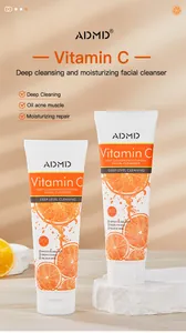 Detalle del limpiador facial ADMD con vitamina C para limpieza profunda y control de grasa.