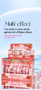 BOSUYA Soft Tender Lips set with magic lip balm and glitter lip gloss in display box
