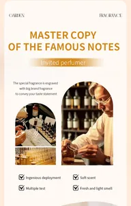 Close-up of a professional perfumer crafting ADMD fragrance spray in a dedicated workshop