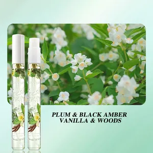 Λεπτομέρεια του αρώματος Bosuya με αρώματα Plum Black Amber και Vanilla Woods