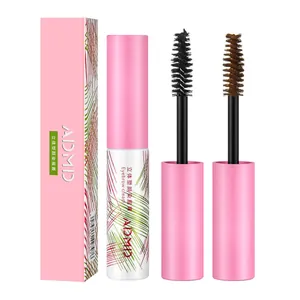 ADMD waterproof eyebrow cream set including black and brown brushes for natural definition