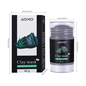 ADMD 40g zwarte houtskool kleimasker stick voor diepe poriereiniging en controle.