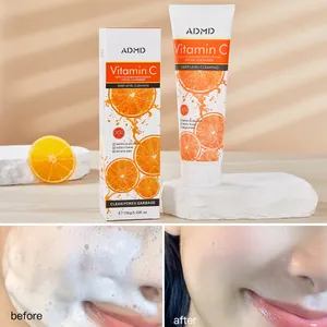 Limpiador facial ADMD Vitamina C de limpieza profunda para brillo y control de grasa