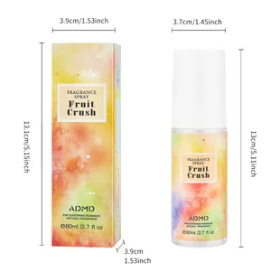 Vaporisateur parfum ADMD Fruit Crush 80ml et dimensions boîte emballage