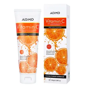 Limpiador facial ADMD Vitamina C para el control de la grasa y refrescante de 150g