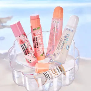 Professional color-changing lip balm and hydrating pearlescent lip oil set for lip care