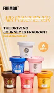 Ensemble haut de gamme de six désodorisants de voiture FORMBO en divers parfums