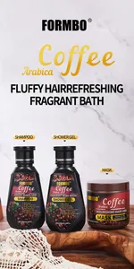 FORMBO Coffee Arabica personal care set including Shampoo Shower Gel and Hair Mask