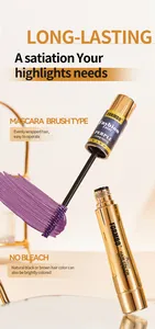 Gros plan sur le stylo de coloration capillaire violet FORMBO avec applicateur