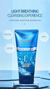 Vista detallada del limpiador facial ADMD con colágeno y ácido hialurónico purificante