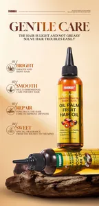 Dettaglio professionale dei flaconi di olio per capelli FORMBO su legno rustico.