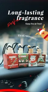 Professionelles Set FORMBO Weihnachtsauto-Lufterfrischer für festliche Atmosphäre