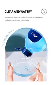 Close-up of ADMD collagen moisturizing toner being poured into a clear petri dish