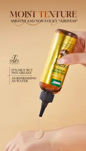 Dettaglio dell'essenza di olio per capelli al cocco FORMBO applicata per la texture