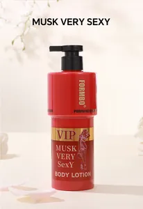 FORMBO αρωματική λοσιόν σώματος musk σε κόκκινο μπουκάλι για βαθιά ενυδάτωση επιδερμίδας