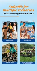 Crème solaire pour sports de plein air, vacances à la plage et trajets quotidiens