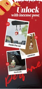 Weihnachts-Auto-Lufterfrischer von FORMBO für Auto, Kleiderschrank und Nachttisch