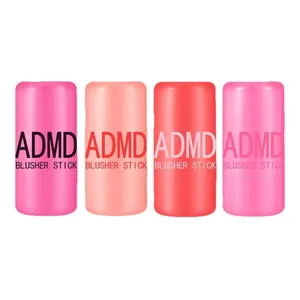 ADMD jelly blusher sticks for lip and cheek in four vibrant pink and coral shades.