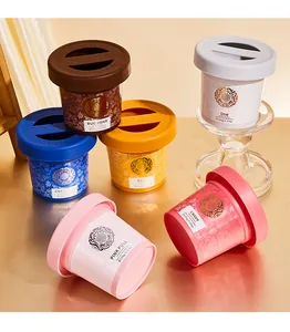 Coupelles d'aromathérapie FORMBO pour voiture, design sundae et parfum de 158g