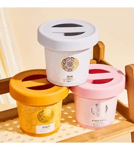 Vue détaillée des désodorisants de voiture FORMBO en forme de sundae, 3 couleurs