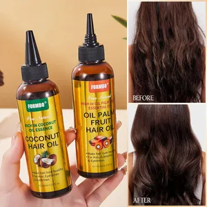 FORMBO set olio per capelli lisciante professionale per capelli crespi con cocco