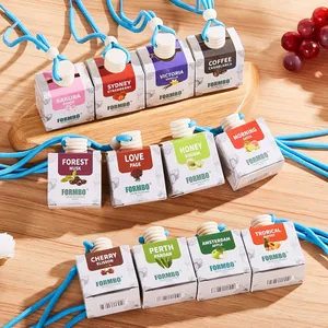 Pendentif de Voiture en Verre et Bois Diffuseur d'Huiles Essentielles Bouteille de Parfum Suspendue Désodorisant Ornement de Parfum