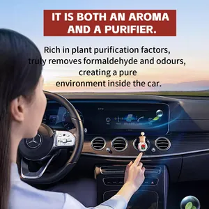 Difusor de perfume de coche FORMBO Navidad con purificador de aire a base de plantas
