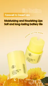 Nourishing FORMBO honey pot lip balm with moisturizing honeycomb and sunflower extract