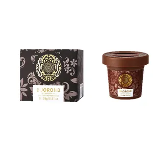Désodorisant d'aromathérapie FORMBO pour voiture, parfum longue durée, gobelet brun de 158g