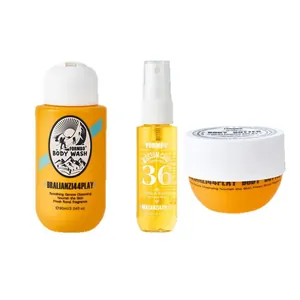 FORMBO 3-in-1 body wash, perfume mist, and body butter set with floral fragrance