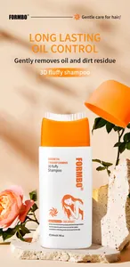 FORMBO 3D fluffy shampoo met siliconen hoofdhuidmassageborstel voor oliecontrole