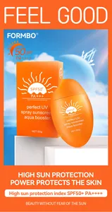 Spray solaire imperméable FORMBO SPF50+ pour une très haute protection UV en été