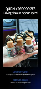 Diffuseur de parfum voiture FORMBO en verre suspendu 8ml pour éliminer les odeurs