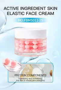Detailed view of FORMBO active skin elastic face cream with pink protein spheres
