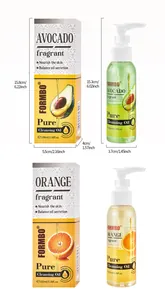 FORMBO reinigingsolie set met avocado en sinaasappel, 100ml pompflessen met doosjes