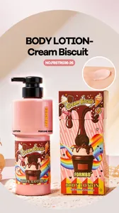 FORMBO Body Lotion Cream Biscuit geurende hydraterende huidverzorging met textuurdetail