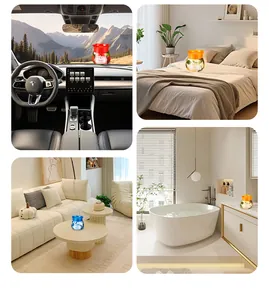 Baume parfumé d'aromathérapie présenté dans la voiture, la chambre et le salon.