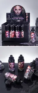 Funkelndes Körper-Glitzerspray für professionelles Make-up-Finish in Schwarz