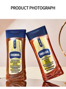 Détail de l'huile corporelle en gel scintillante FORMBO au beurre de cacao hydratant
