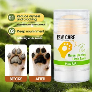 Nourishing pet paw balm stick for dogs and cats to repair dry and cracked paws effectively