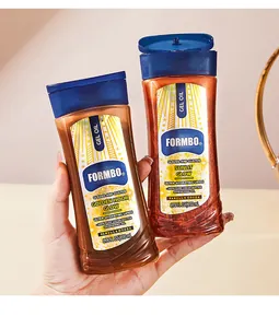 Gros plan sur les huiles corporelles scintillantes FORMBO Sunlit Glow et Golden Hour.