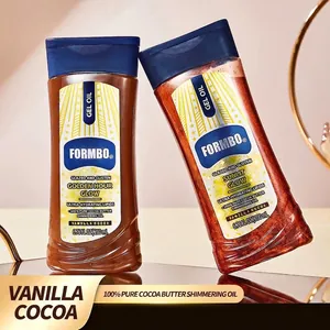 FORMBO Huile en Gel Corporelle Scintillante Golden Hour Sunlit Glow Hydratante Illuminatrice Beurre de Cacao Peau Éclatante Bronzer Femmes