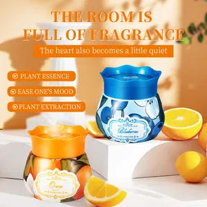 Pots de gel désodorisant FORMBO longue durée aux parfums d'orange et de myrtille