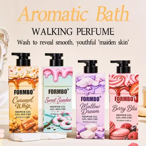 FORMBO aromatic candy-scented shower gel set with long-lasting walking perfume effect